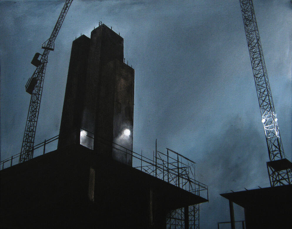 Perspective 40 x 50 cm acrylic on canvas board Available