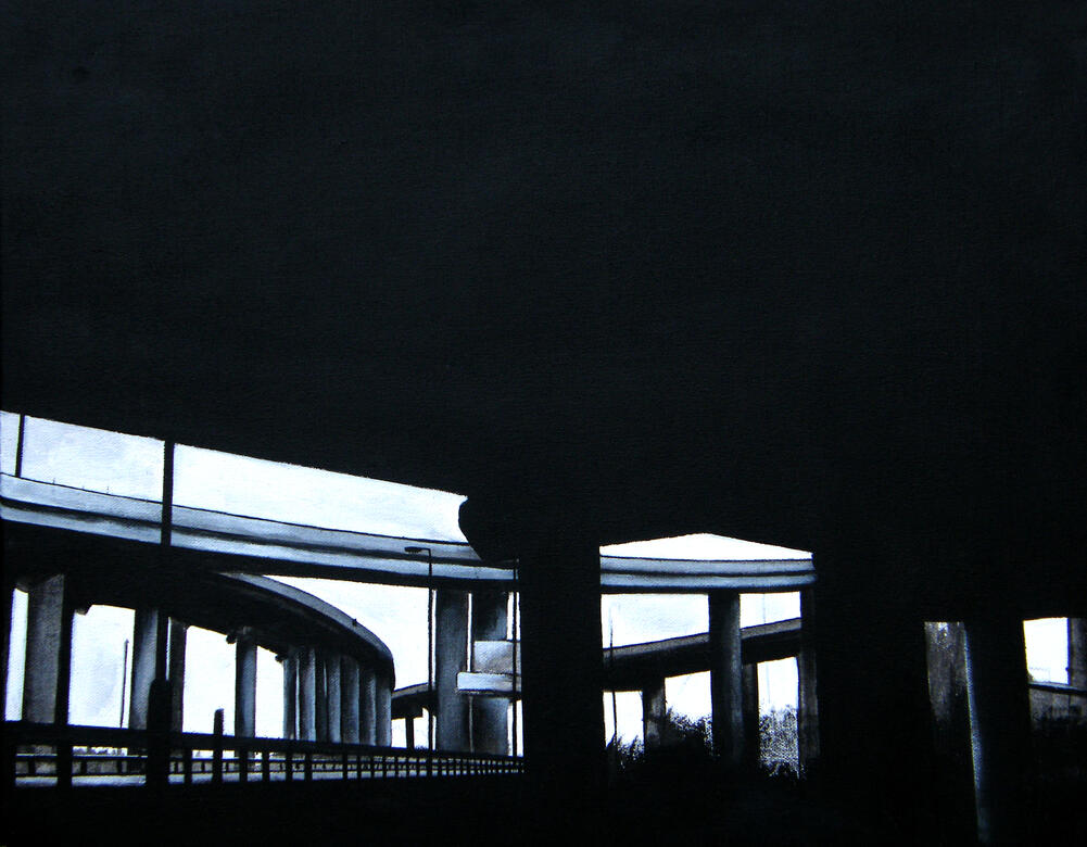 A Sense of Movement 40 x 50 cm acrylic on canvas board £200