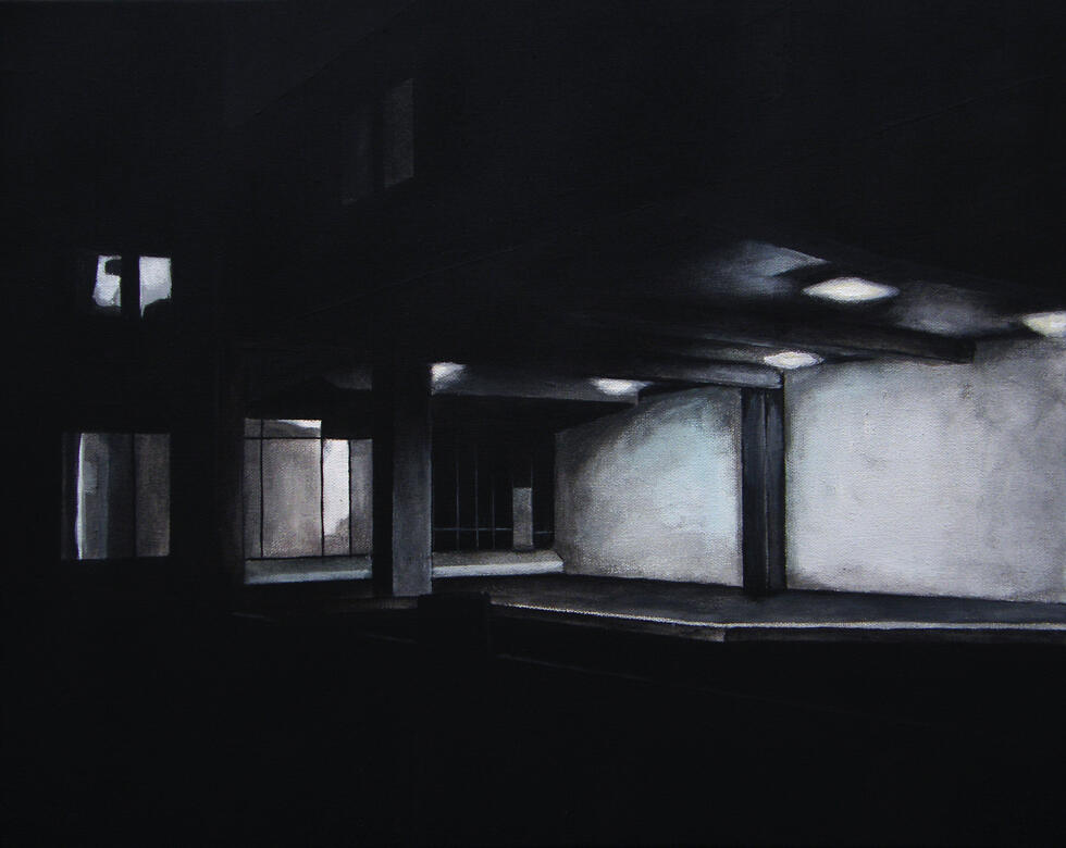 Paradise 40 x 50 cm acrylic on canvas board £200